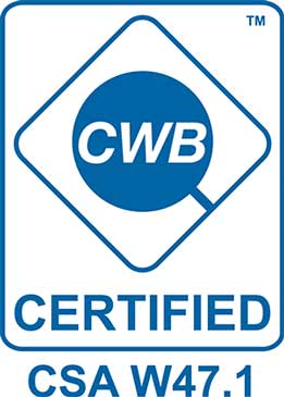 Canadian Welding Bureau Certified